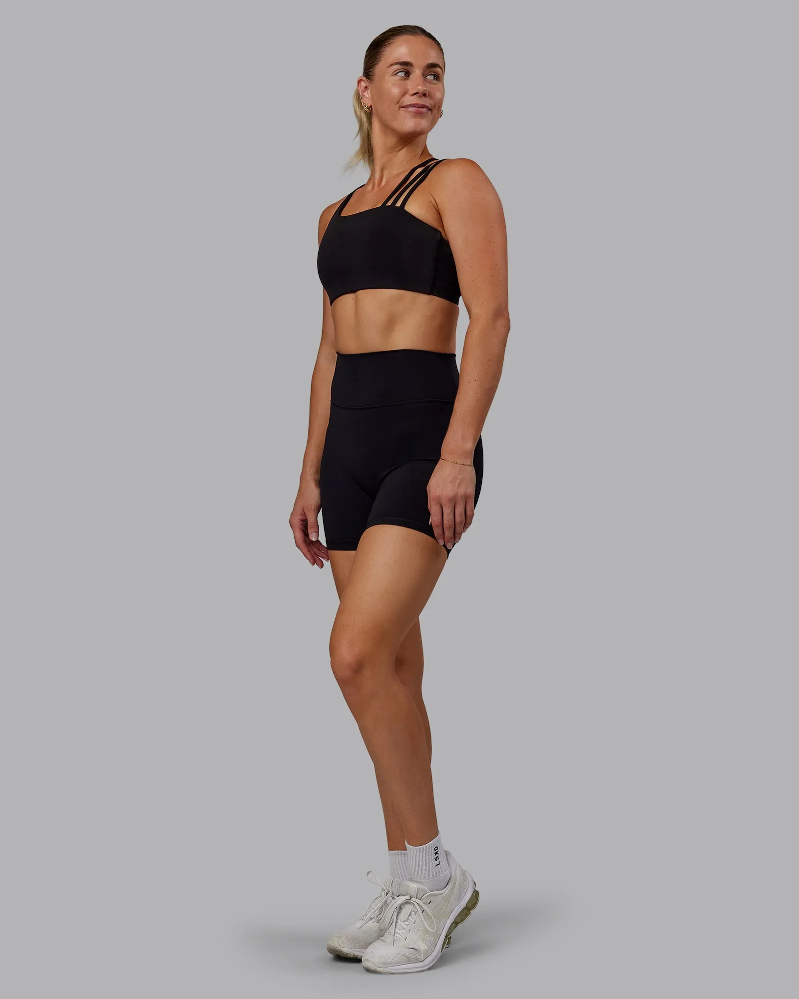 Fusion Mid Short Tight - Black sold by LSKD product image thumbnail 5