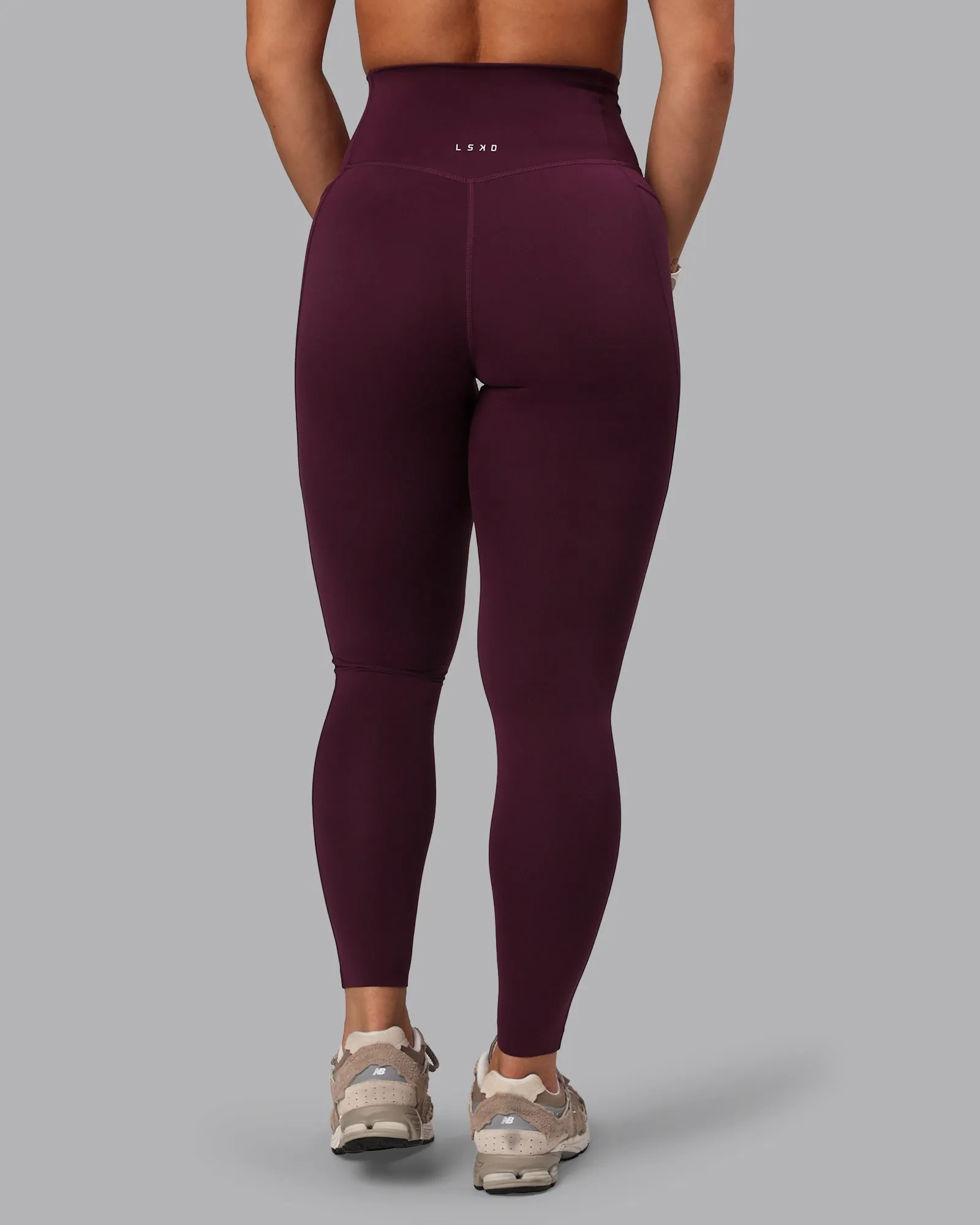 Elixir Full Length Tight With Pockets - Cherry Lacquer sold by LSKD product image thumbnail 4
