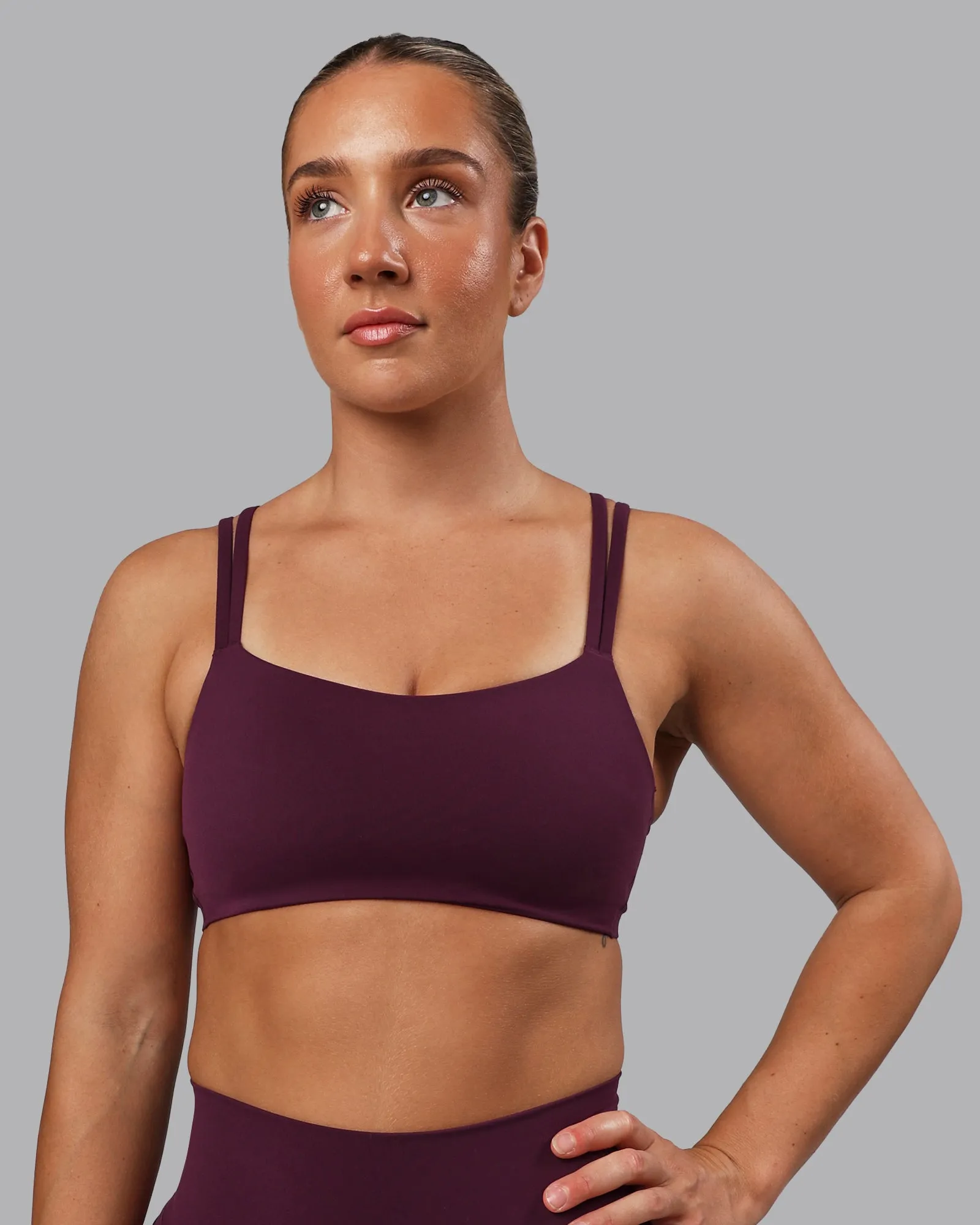 Vantage Sports Bra - Cherry Lacquer sold by LSKD product image thumbnail 3