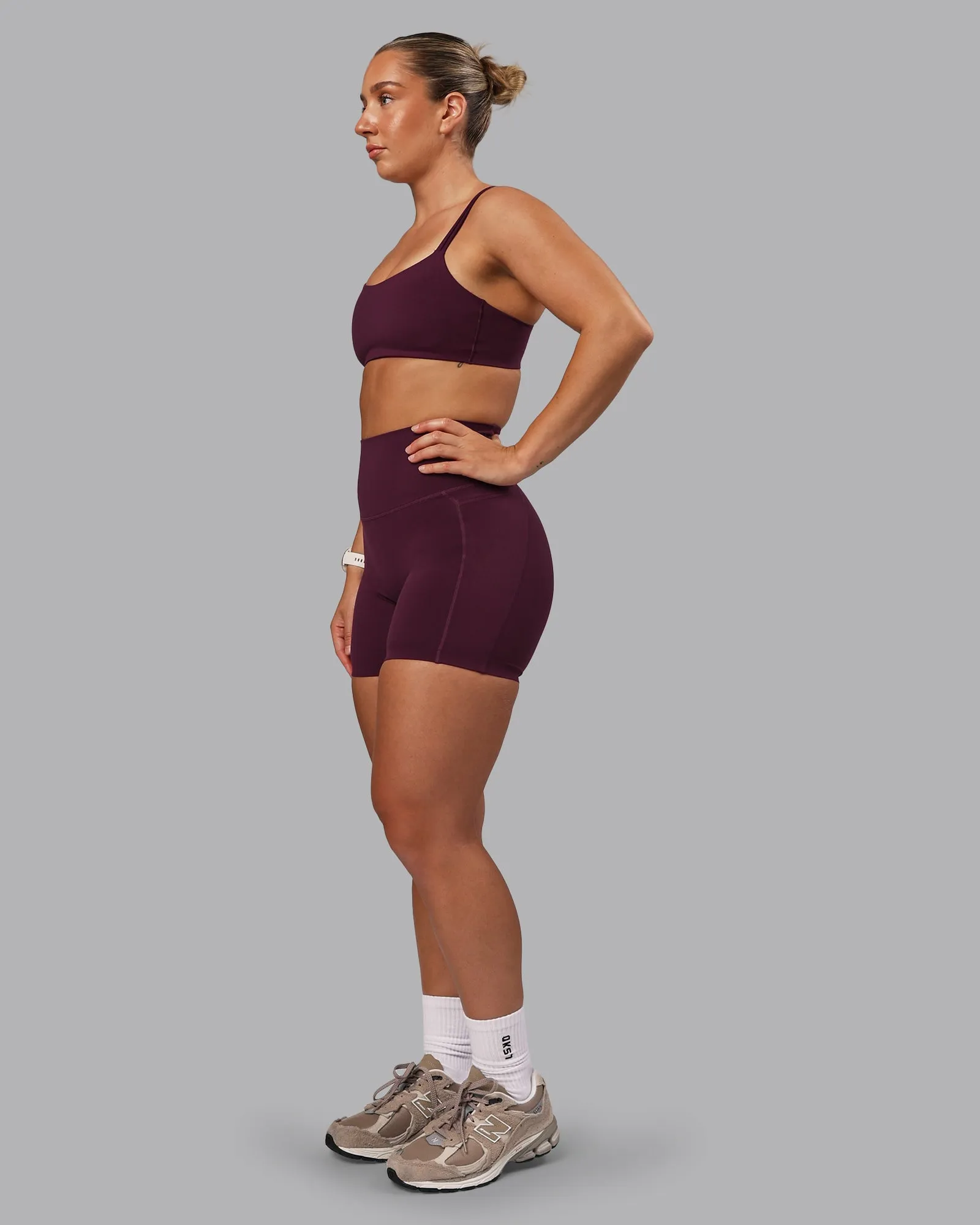 Vantage Sports Bra - Cherry Lacquer sold by LSKD product image thumbnail 4