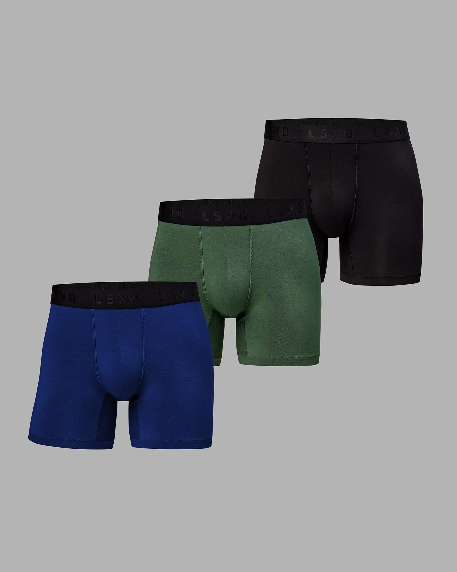 MVP Trunks 3-Pack - Black/Cilantro/Midnight Blue sold by LSKD