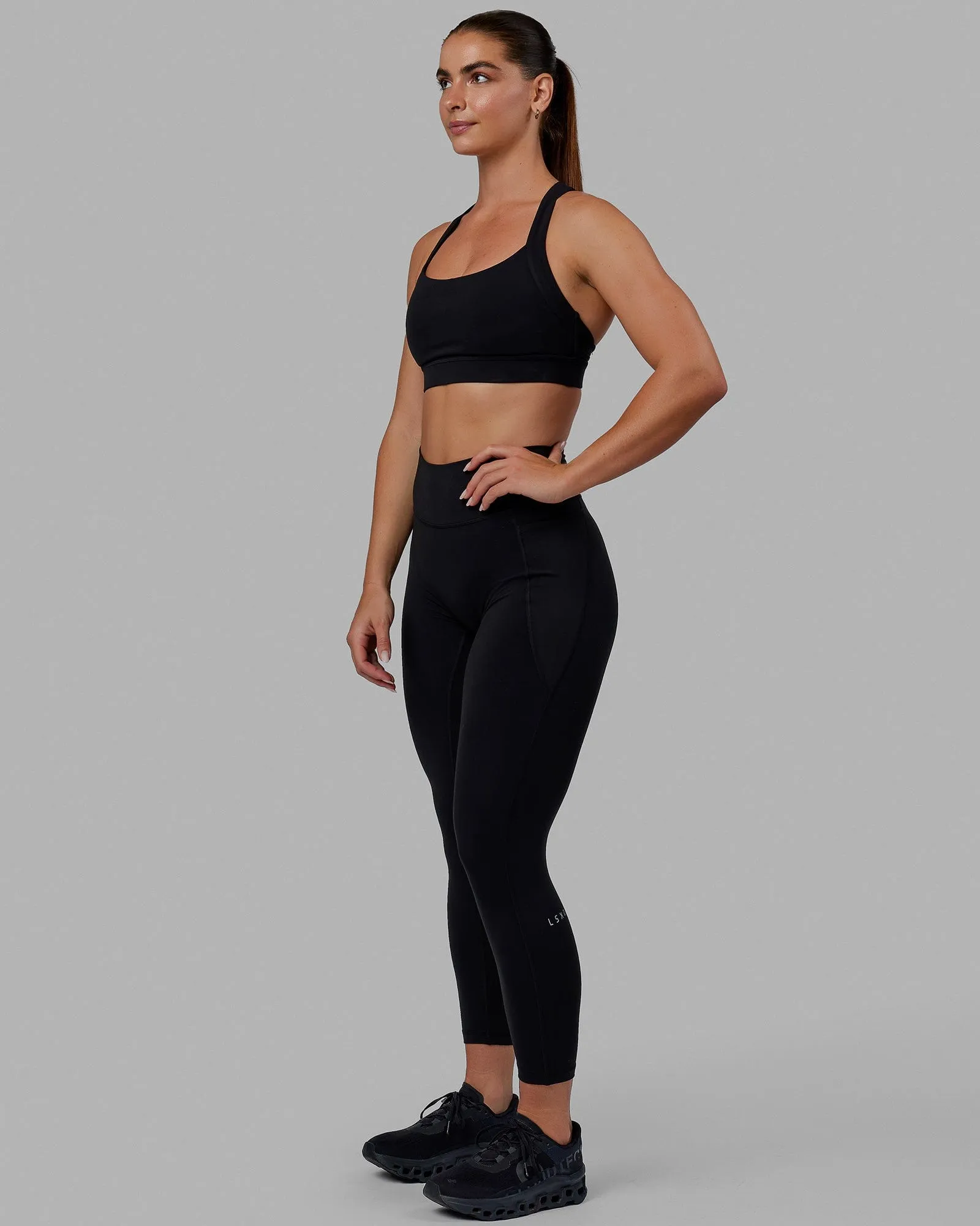 Fusion 7/8 Length Tight With Pockets - Black sold by LSKD product image thumbnail 3