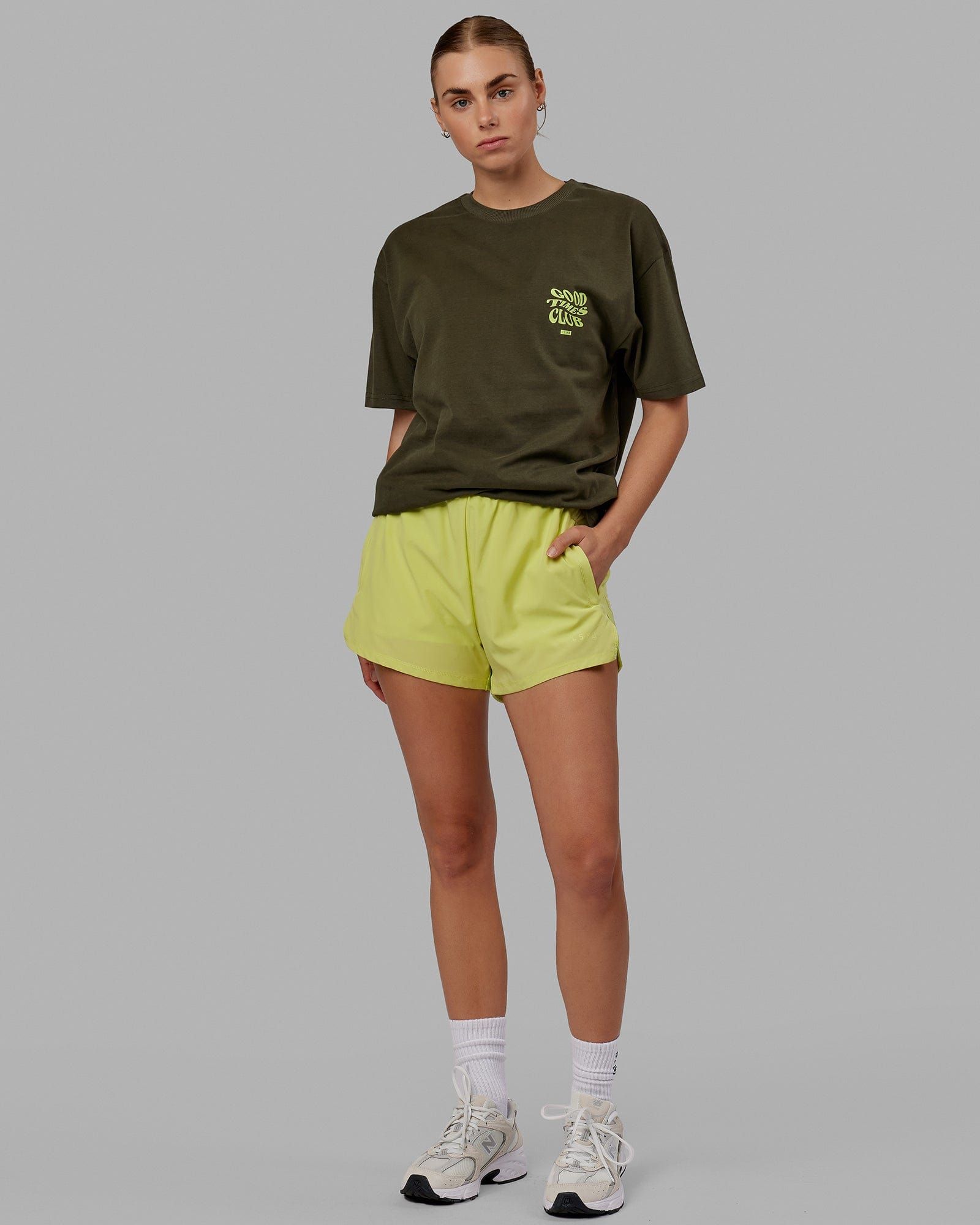 Unisex Good Times Heavyweight Tee Oversize - Forest Night-Mint sold by LSKD product image thumbnail 5