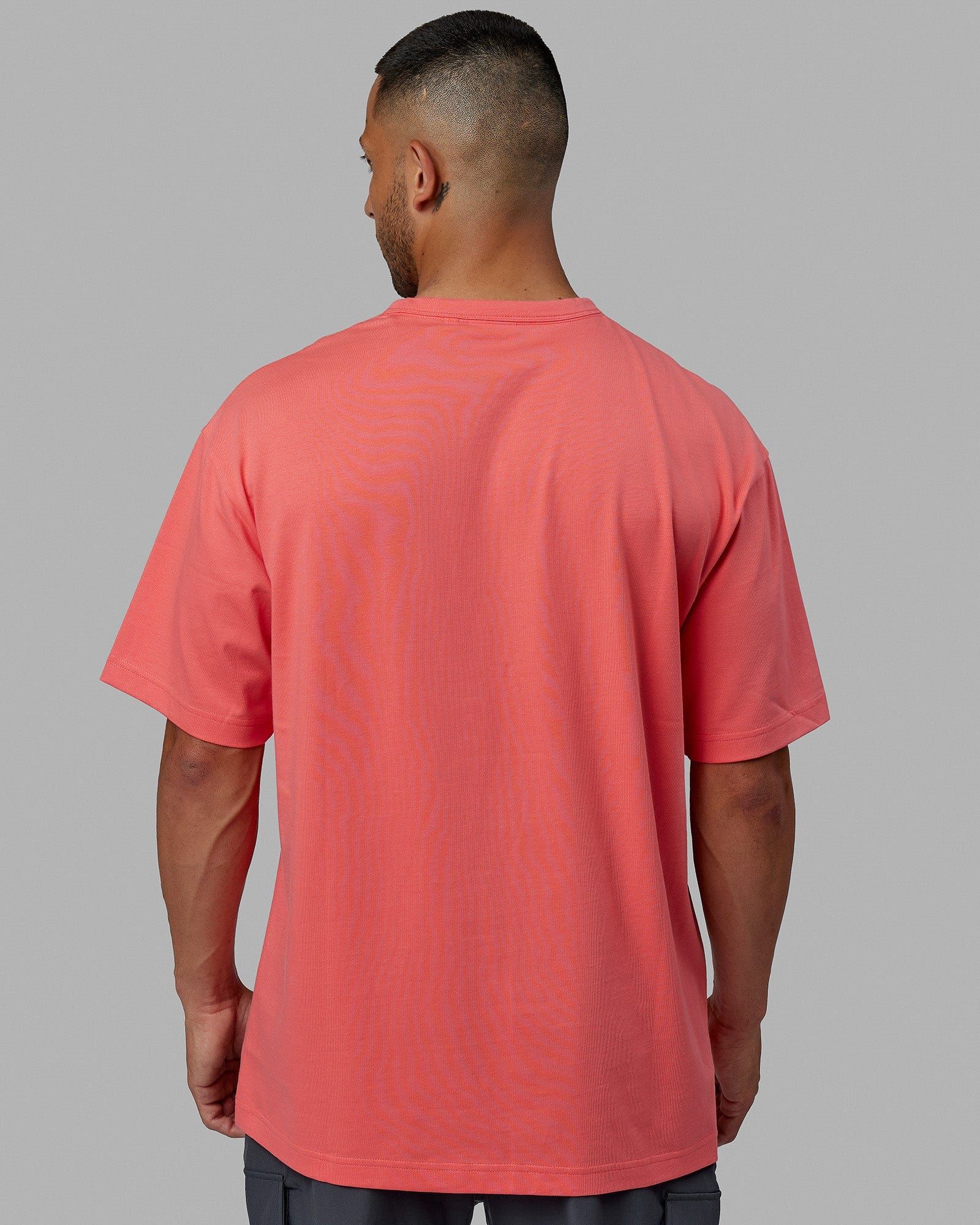 Unisex Taylor Tee Oversize - Coral sold by LSKD product image thumbnail 4