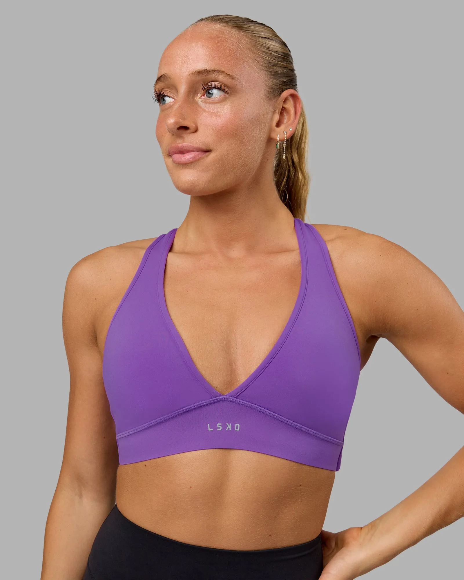 Stamina Sports Bra - Purple Swirl sold by LSKD