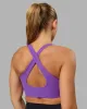 Stamina Sports Bra - Purple Swirl sold by LSKD