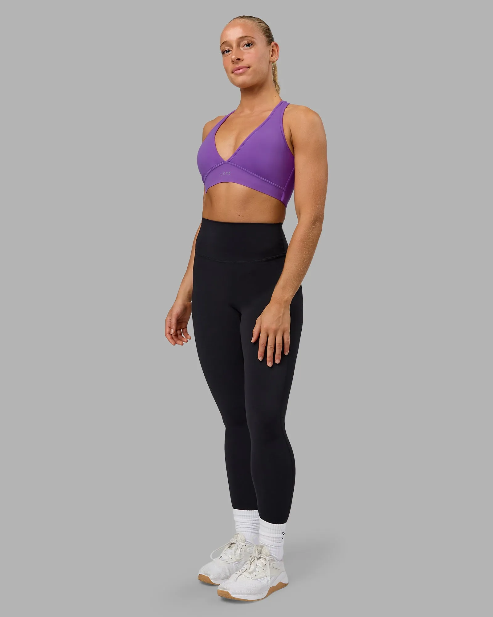 Stamina Sports Bra - Purple Swirl sold by LSKD product image thumbnail 3