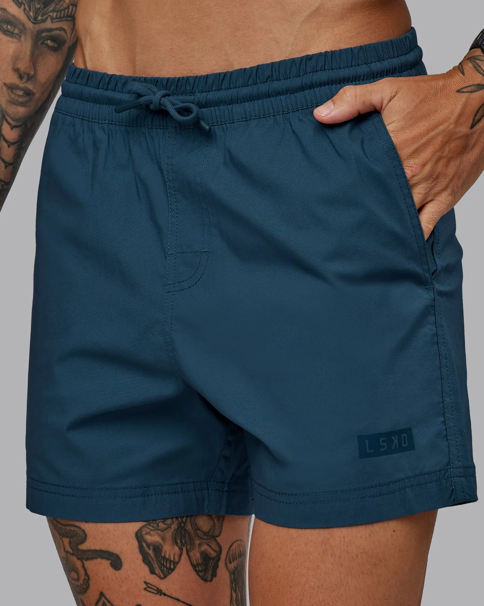 Daily 5" Short - Indigo sold by LSKD product image thumbnail 2