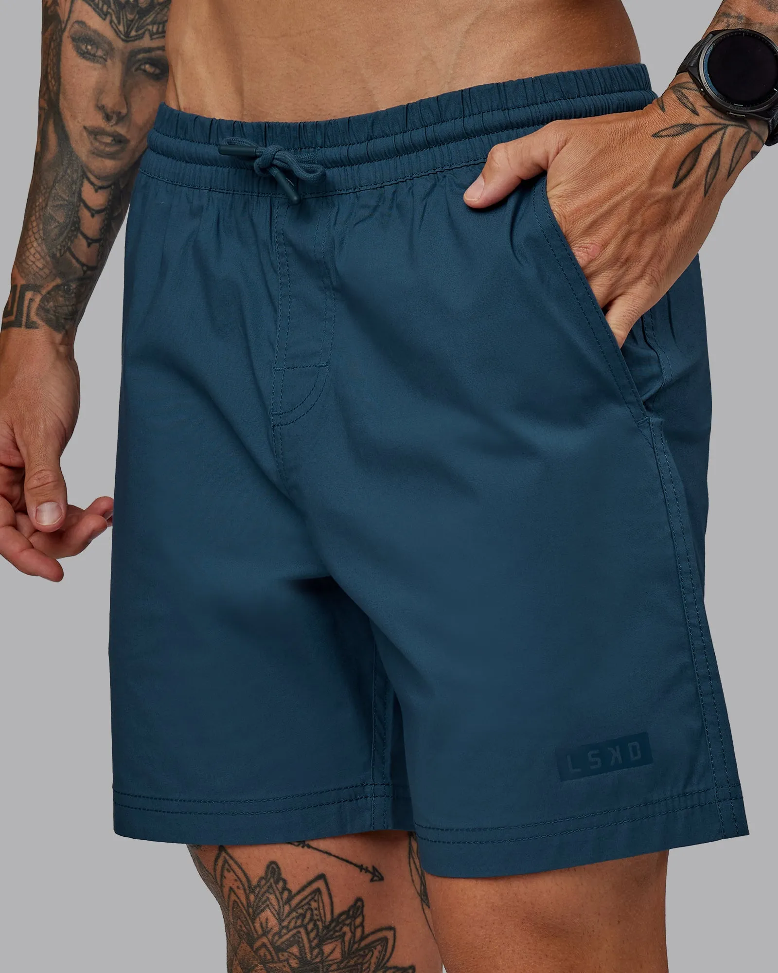 Daily 7" Short - Indigo sold by LSKD product image thumbnail 3