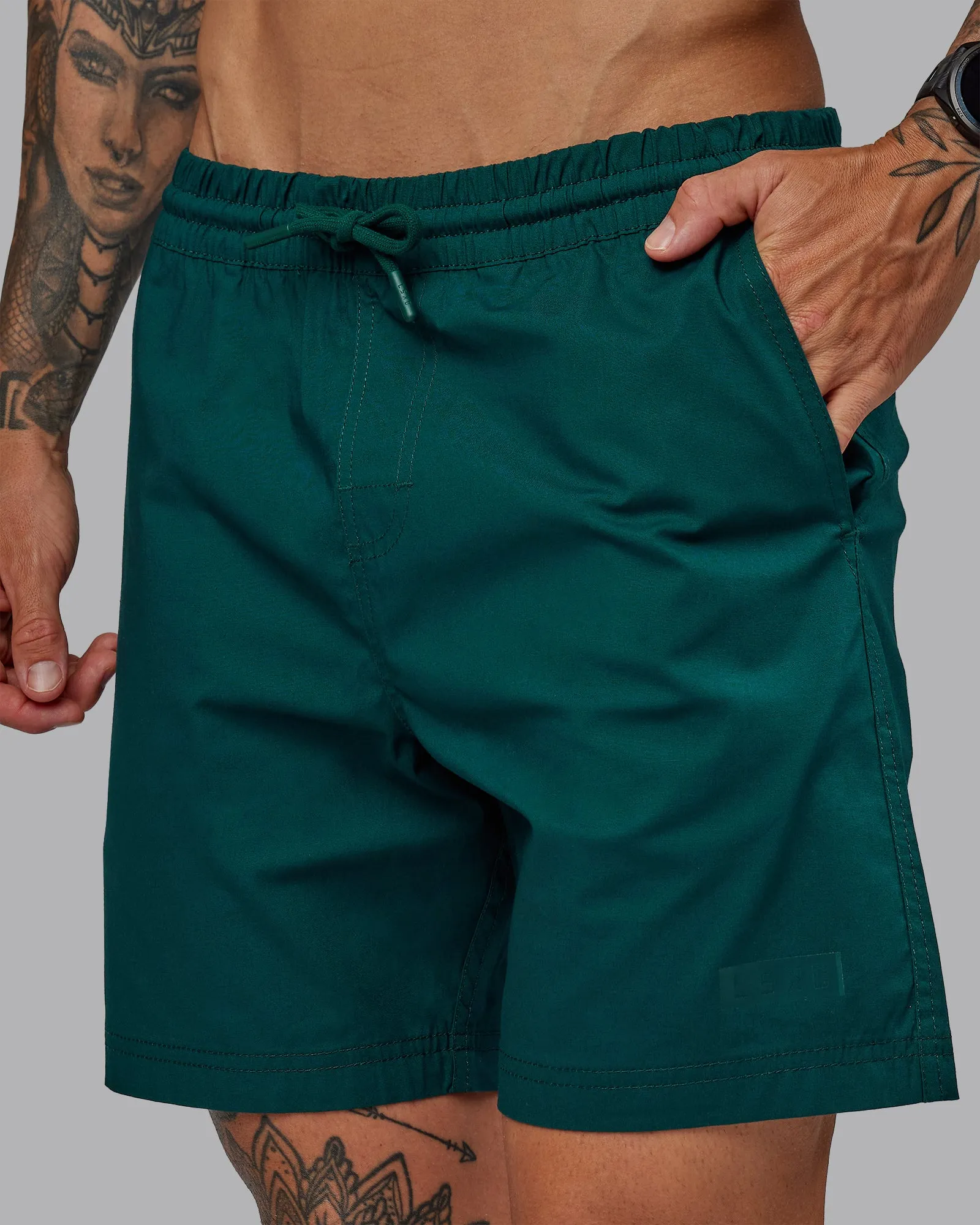 Daily 7" Short - Dark Moss sold by LSKD product image thumbnail 3