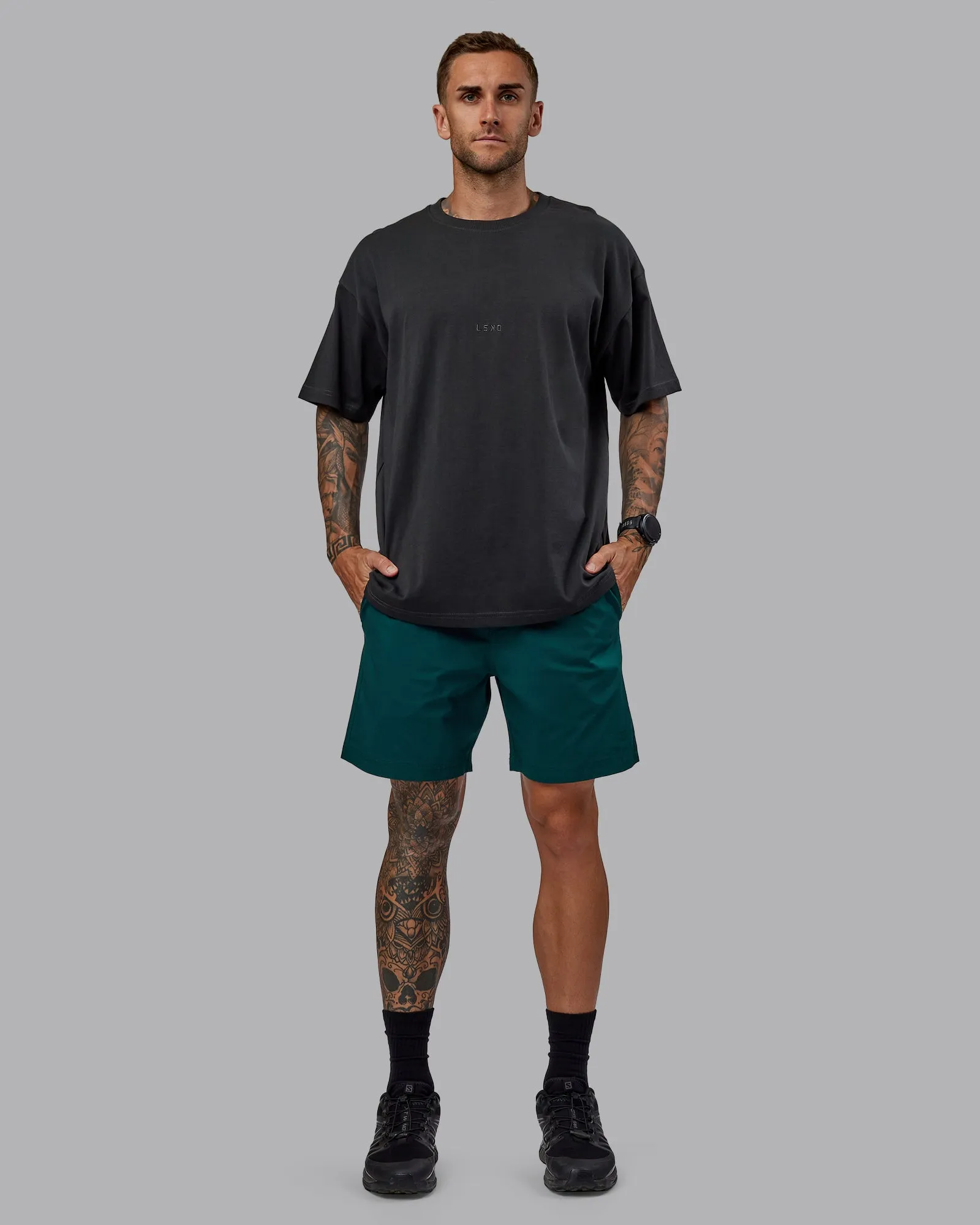 Daily 7" Short - Dark Moss sold by LSKD product image thumbnail 2