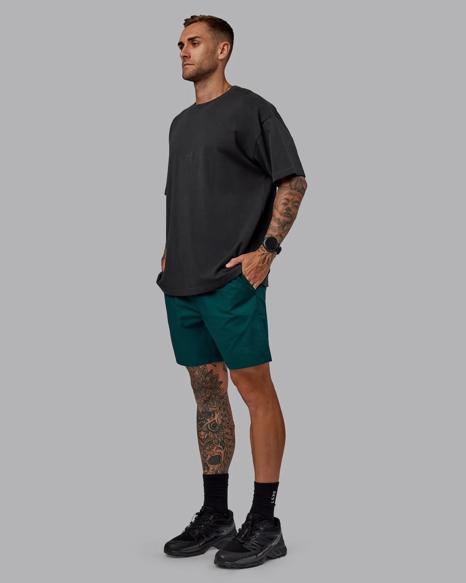 Daily 7" Short - Dark Moss sold by LSKD product image thumbnail 5