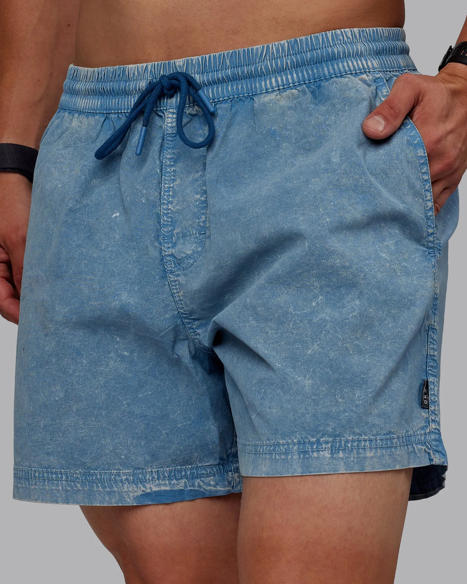 Washed Daily 5" Short - Elemental Blue sold by LSKD
