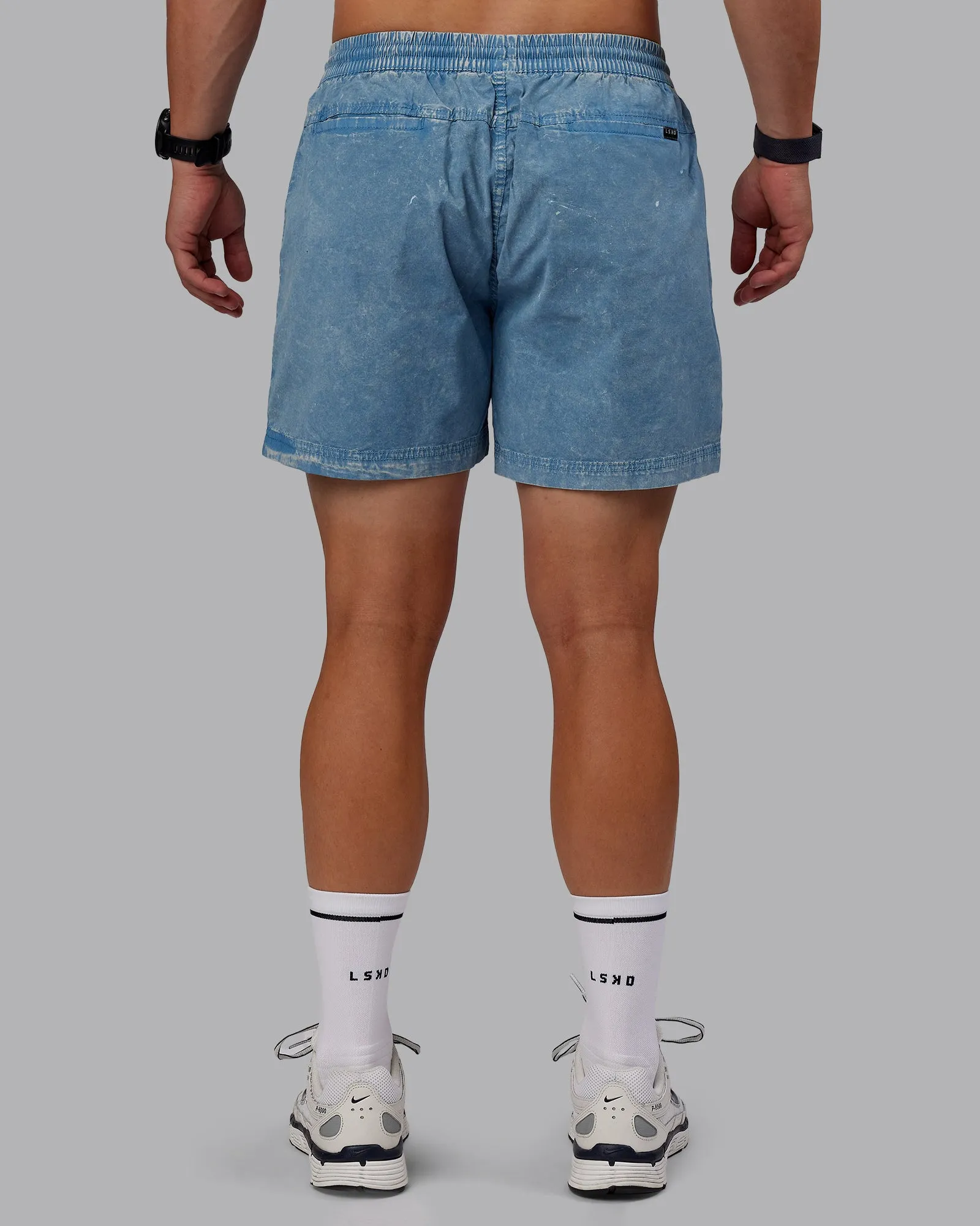 Washed Daily 5" Short - Elemental Blue sold by LSKD product image thumbnail 4