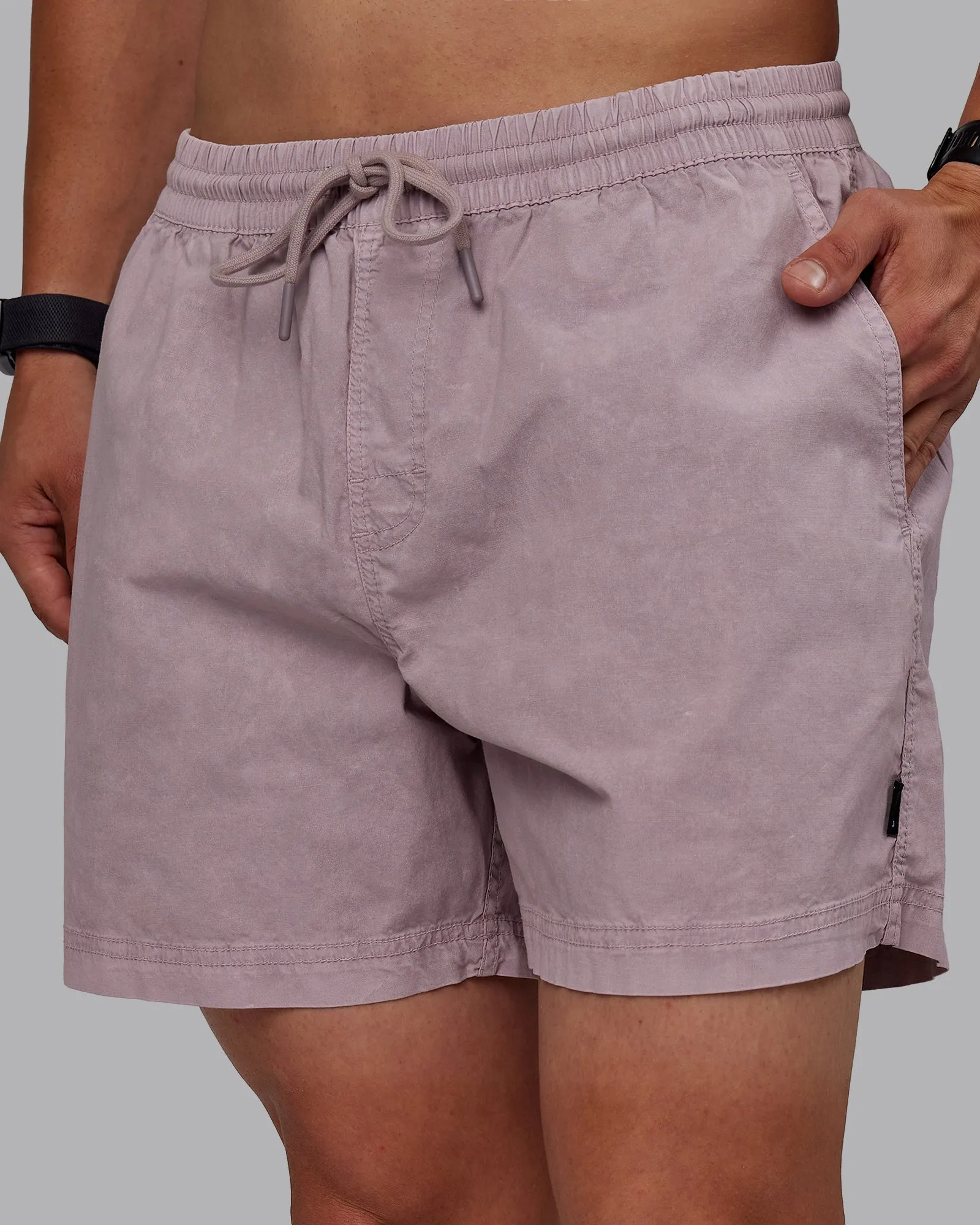 Washed Daily 5" Short - Greyish Purple sold by LSKD product image thumbnail 3