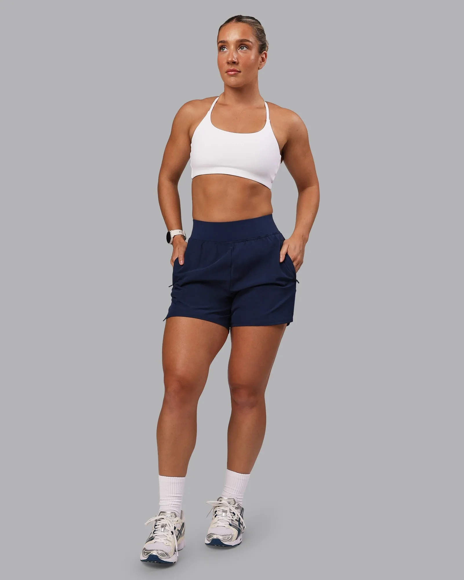 Twist Sports Bra - White sold by LSKD product image thumbnail 4