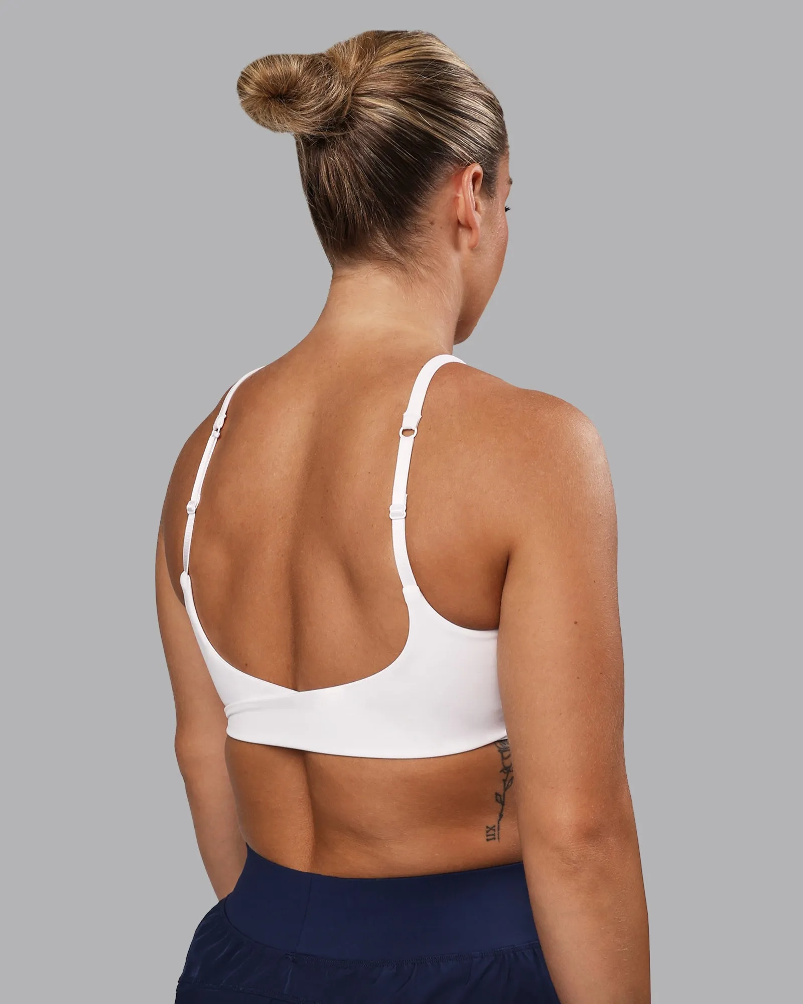 Twist Sports Bra - White sold by LSKD product image thumbnail 5