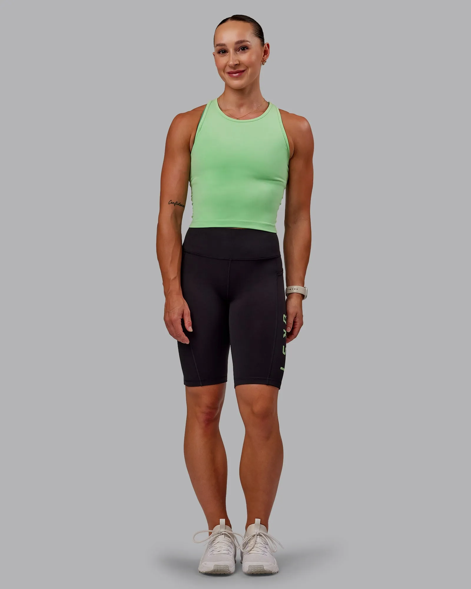 Rep Bike Short Tight - Black-Surreal Green sold by LSKD product image thumbnail 5