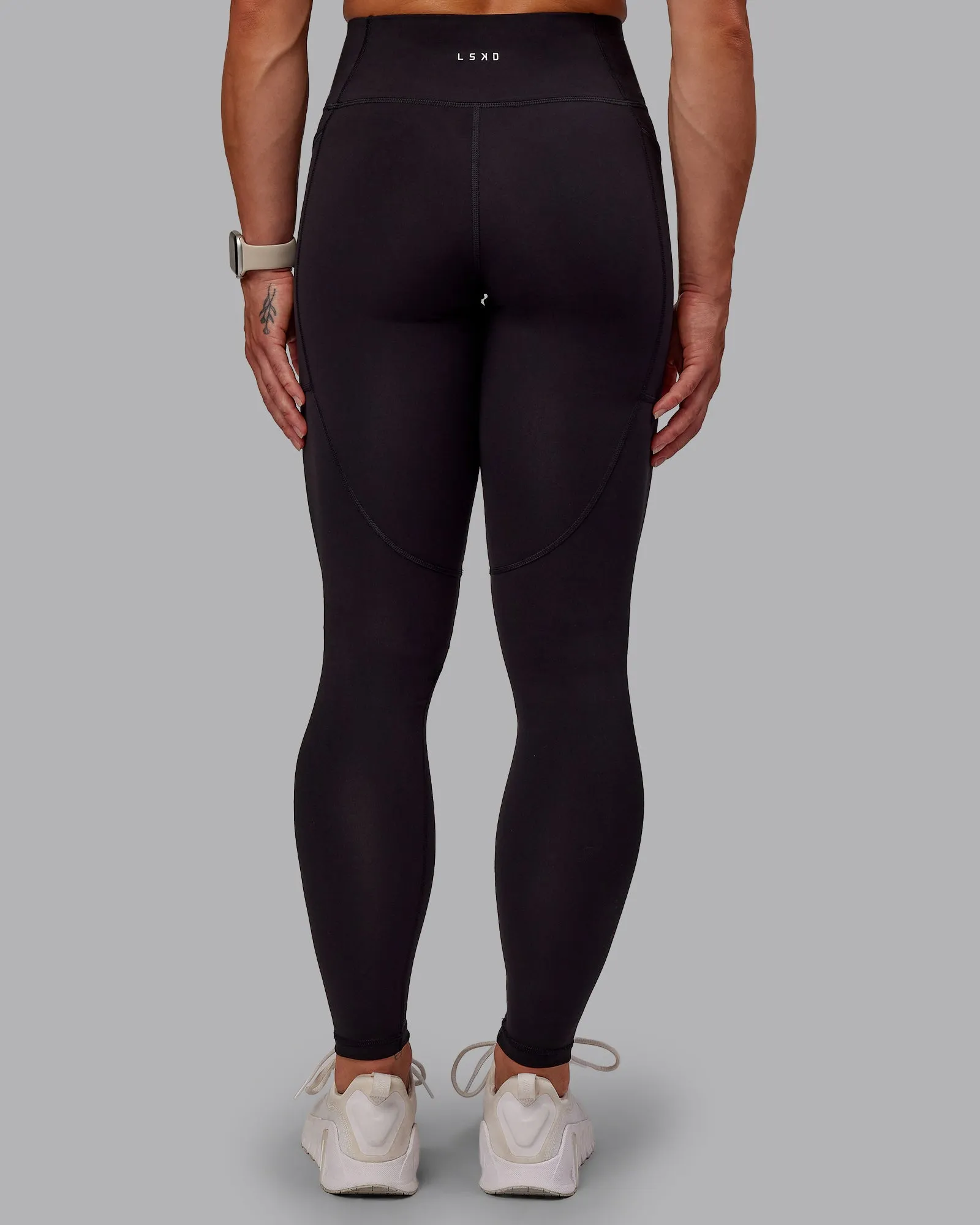 Rep Full Length Tight - Black-Surreal Green sold by LSKD product image thumbnail 4