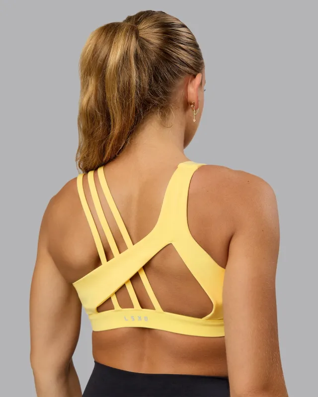 Galvanise Sports Bra - Lemon sold by LSKD