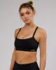 Momentum Sports Bra - Black sold by LSKD