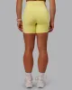 Fusion Mid Short Tight With Pockets - Lemon Fizz sold by LSKD