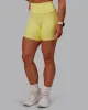 Fusion Mid Short Tight With Pockets - Lemon Fizz sold by LSKD
