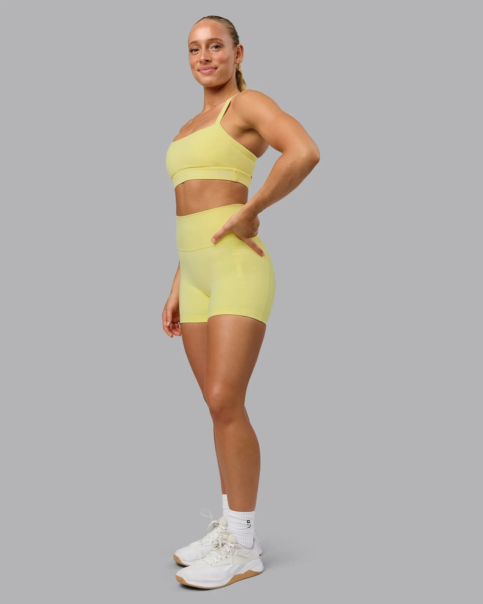 Fusion X-Short Tight With Pockets - Lemon Fizz sold by LSKD product image thumbnail 4
