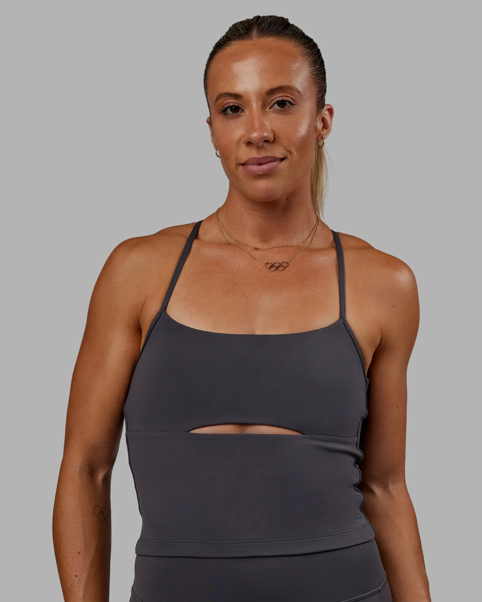Bree Masters Form Shelf Bra Tank - Stormy sold by LSKD product image thumbnail 5