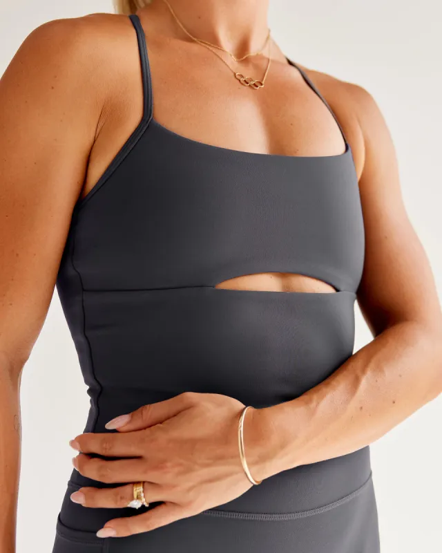 Bree Masters Form Shelf Bra Tank - Stormy sold by LSKD