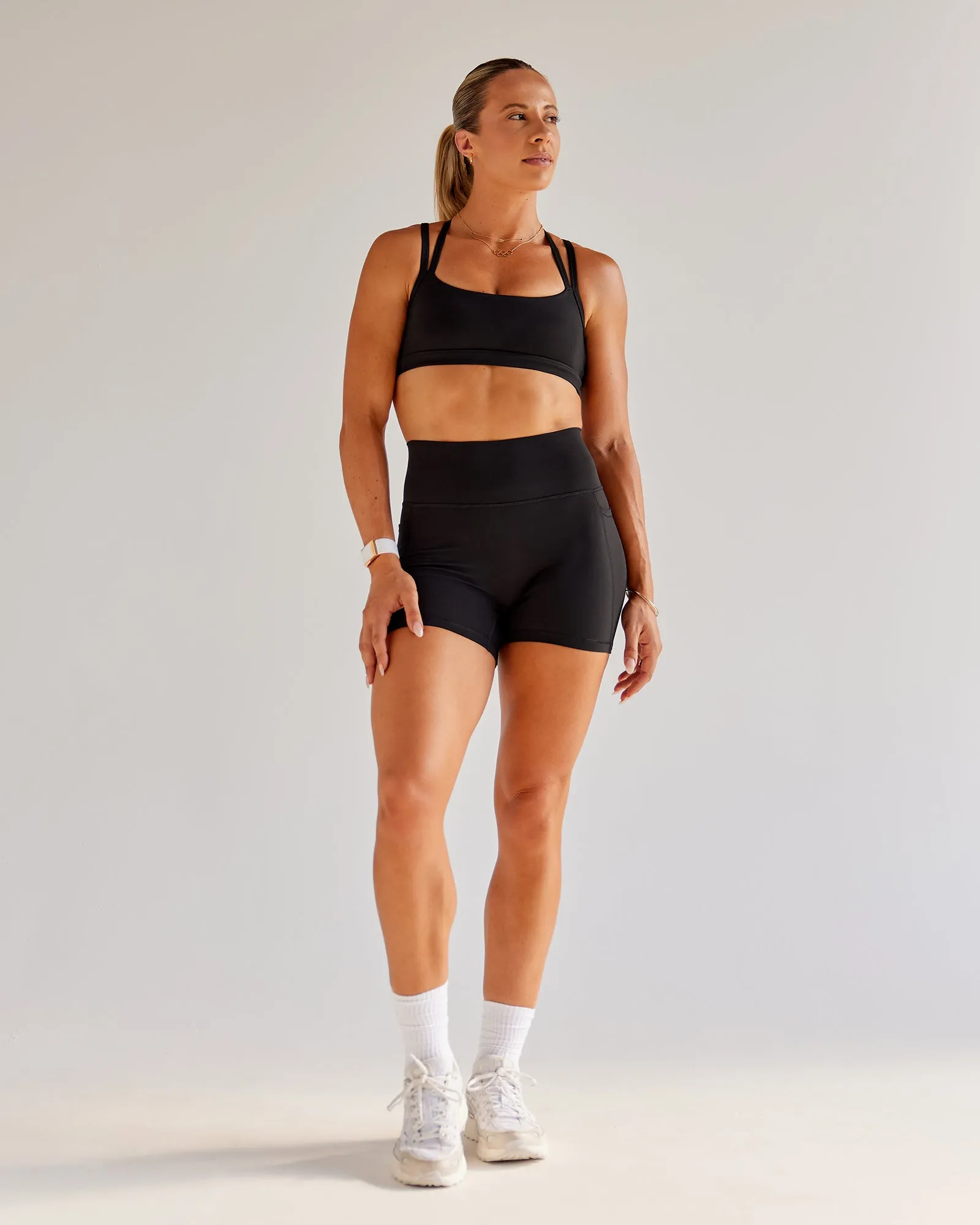 Bree Masters Velocity Sports Bra - Black sold by LSKD product image thumbnail 4
