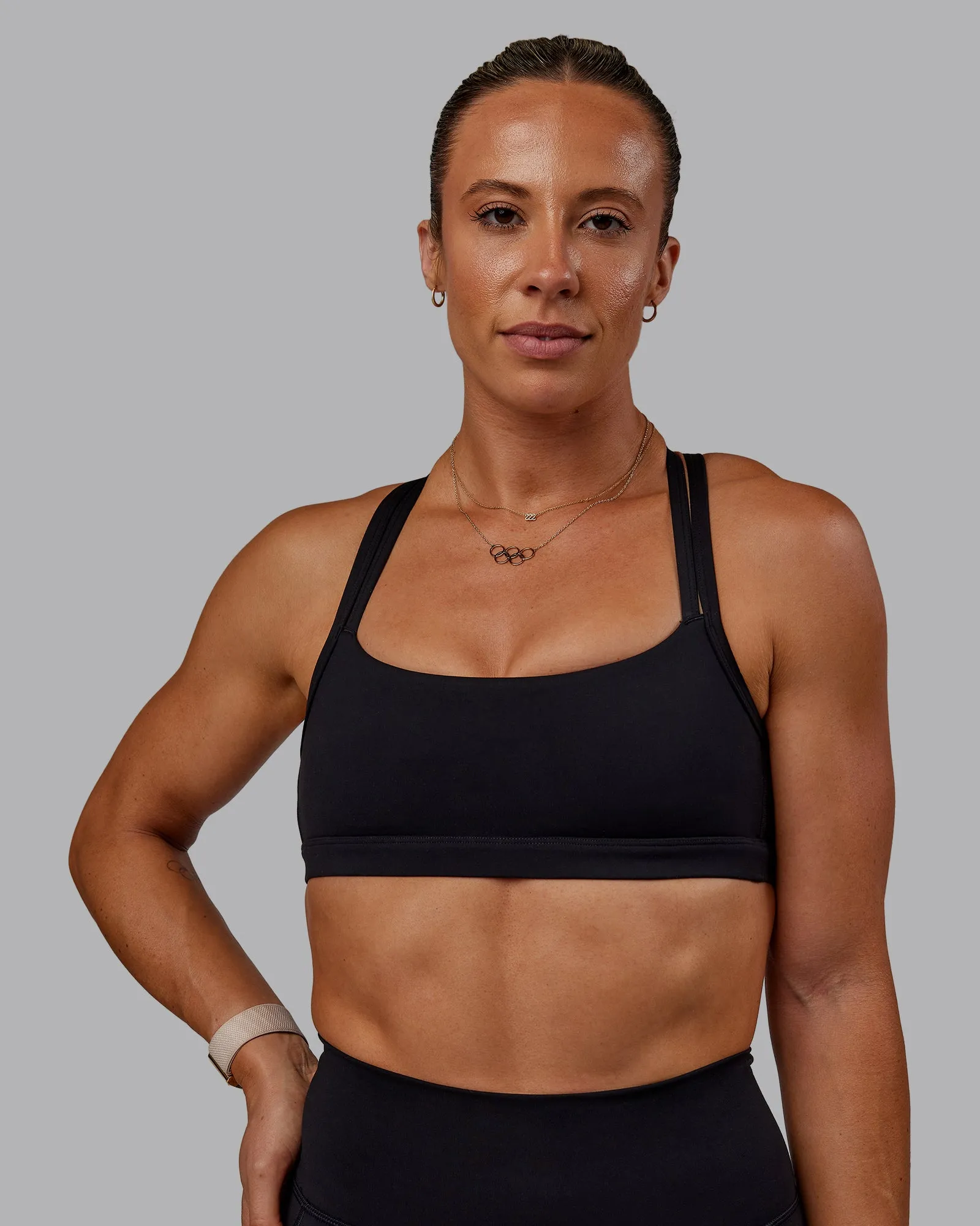 Bree Masters Velocity Sports Bra - Black sold by LSKD product image thumbnail 3