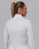 Bree Masters Stride Zip Through Cropped Jacket - White sold by LSKD