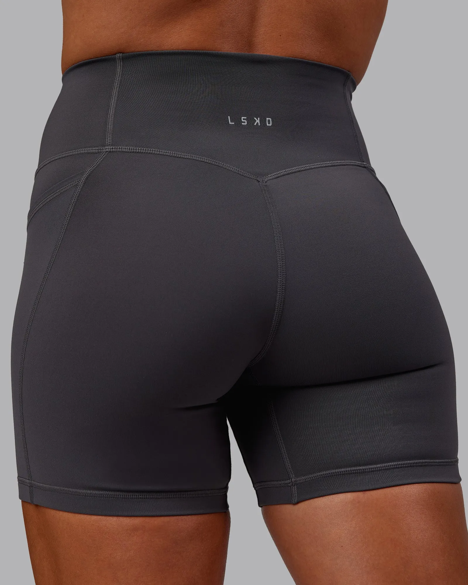 Bree Masters x Fusion Mid Short with Pockets - Stormy sold by LSKD product image thumbnail 3