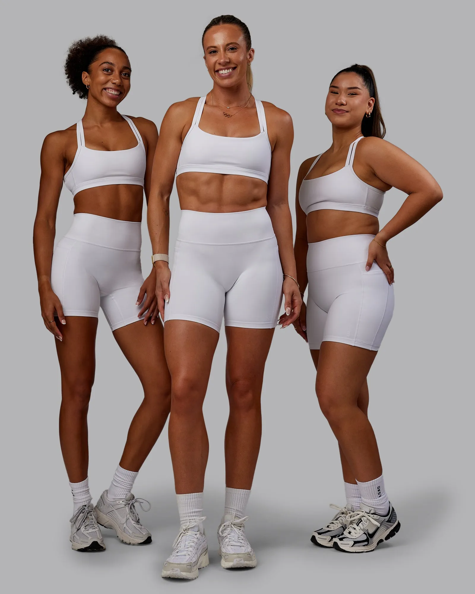Bree Masters Velocity Sports Bra - White sold by LSKD product image thumbnail 5