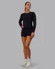 Cadence Long Sleeve Tee - Black sold by LSKD
