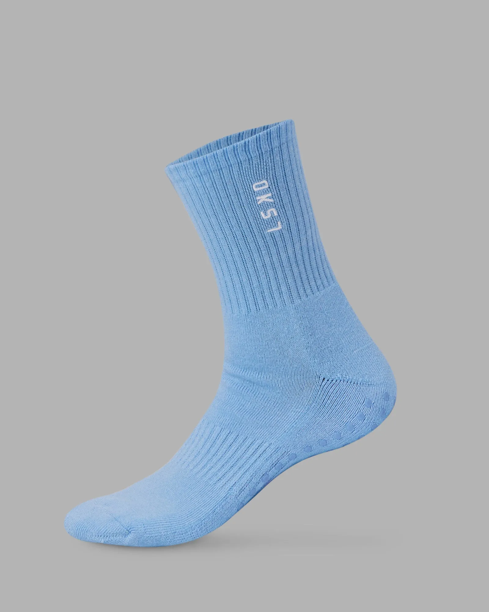 Signal Crew Pilates Grip Sock - Glaciar Lake-White sold by LSKD