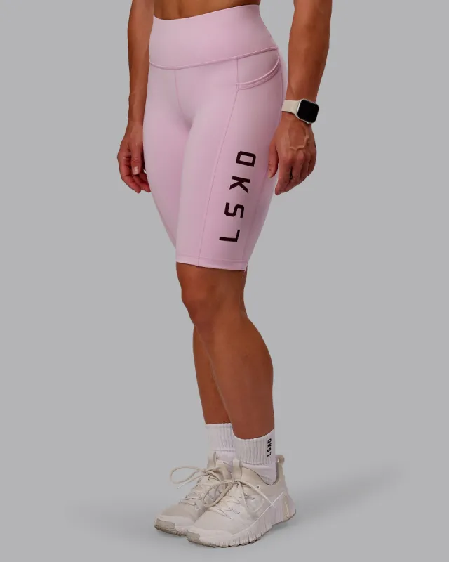 Rep Bike Short Tight - Marshmallow-Cherry Lacquer sold by LSKD