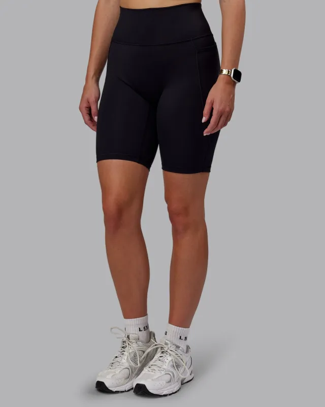 Fusion Bike Short With Pockets - Black sold by LSKD