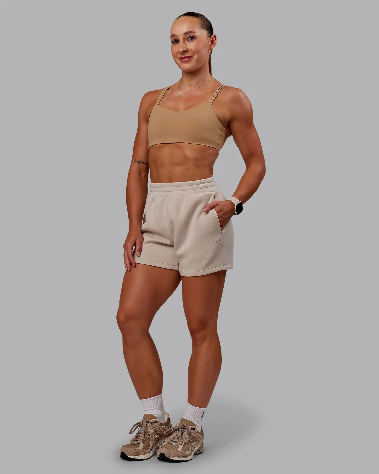 Vantage Sports Bra - Warm Smoke sold by LSKD product image thumbnail 5