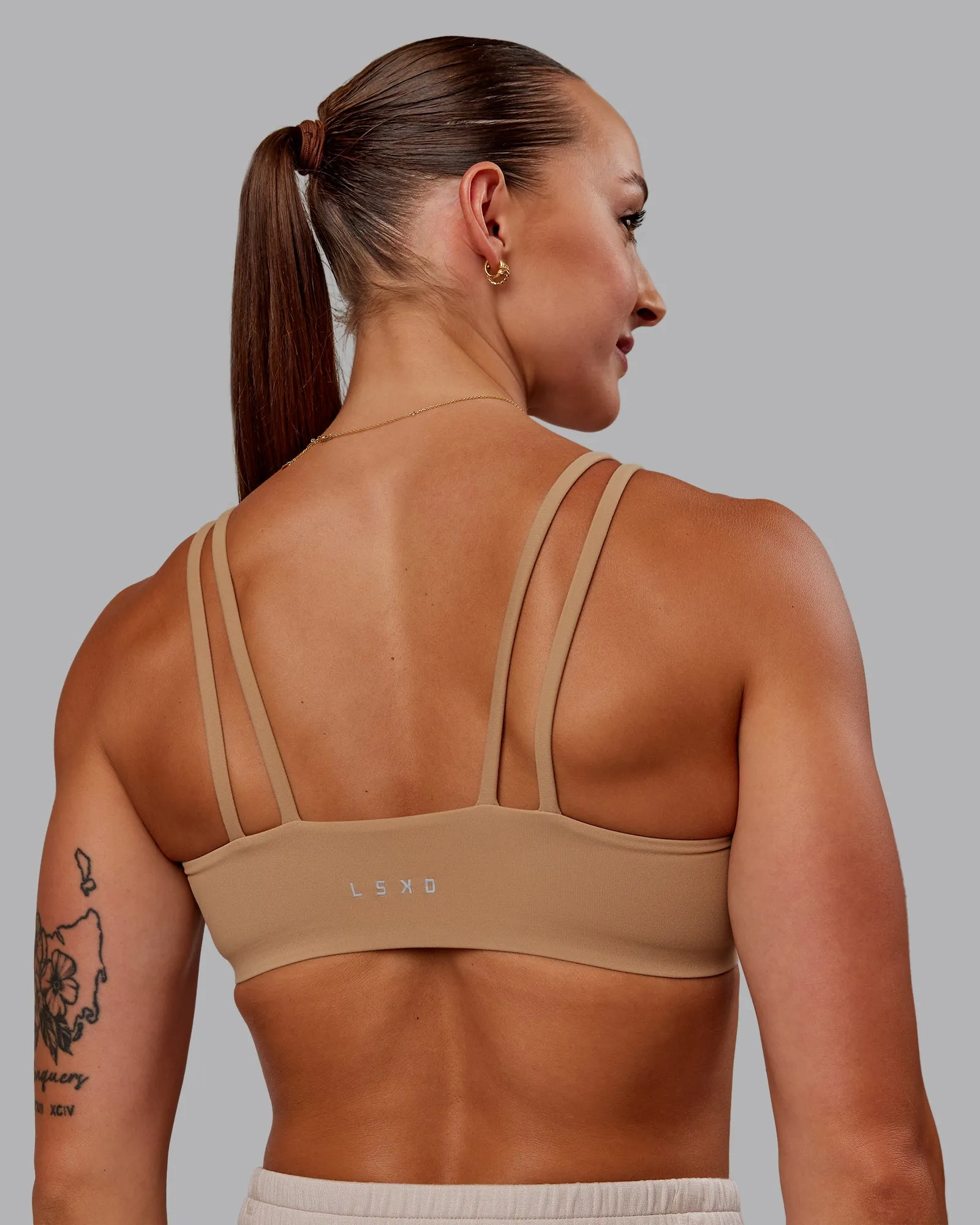 Vantage Sports Bra - Warm Smoke sold by LSKD product image thumbnail 2