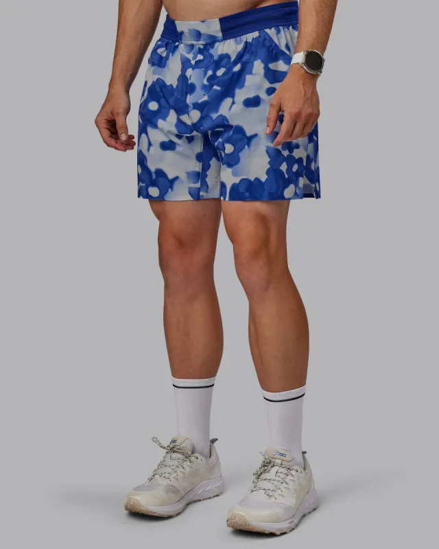 Grand Slam 6" Short - Wildflower Midnight Blue sold by LSKD