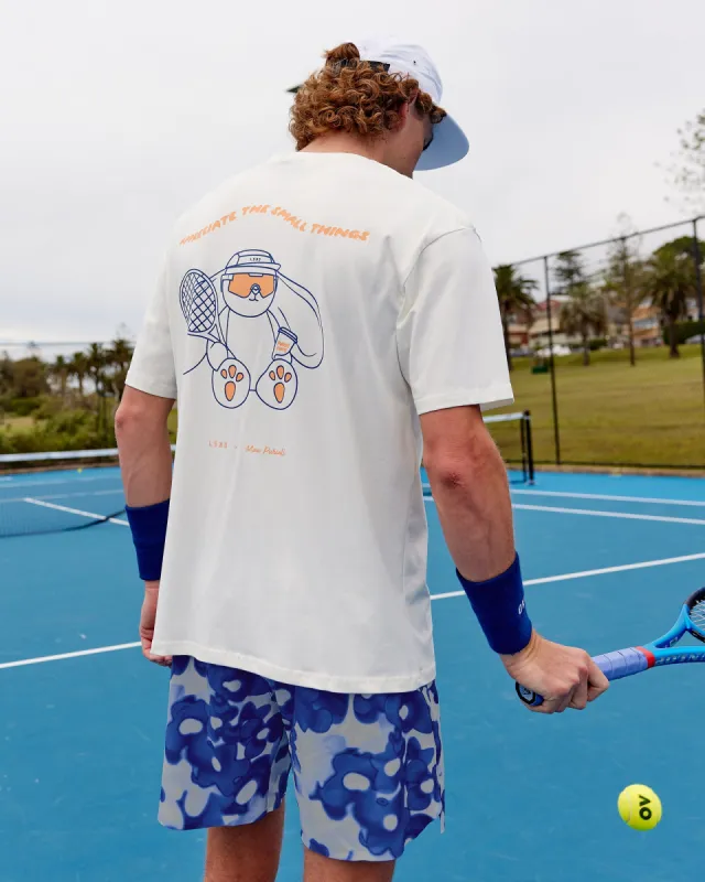 Appreciate the Small Things FLXCotton Oversized Tee - Off White-Cantaloupe sold by LSKD
