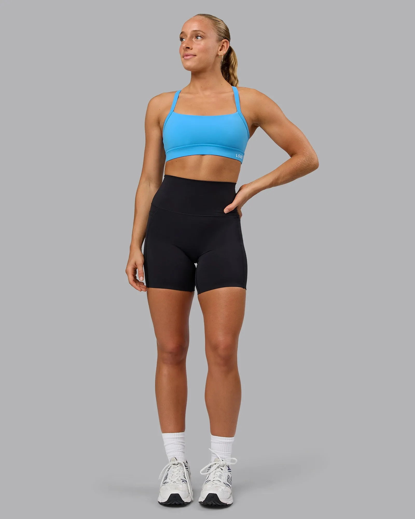 Momentum Sports Bra - Azure Blue sold by LSKD product image thumbnail 5