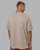Unisex PimaFLX Tee Oversize - Shale Beige sold by LSKD