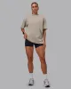 Unisex PimaFLX Tee Oversize - Shale Beige sold by LSKD