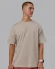 Unisex PimaFLX Tee Oversize - Shale Beige sold by LSKD