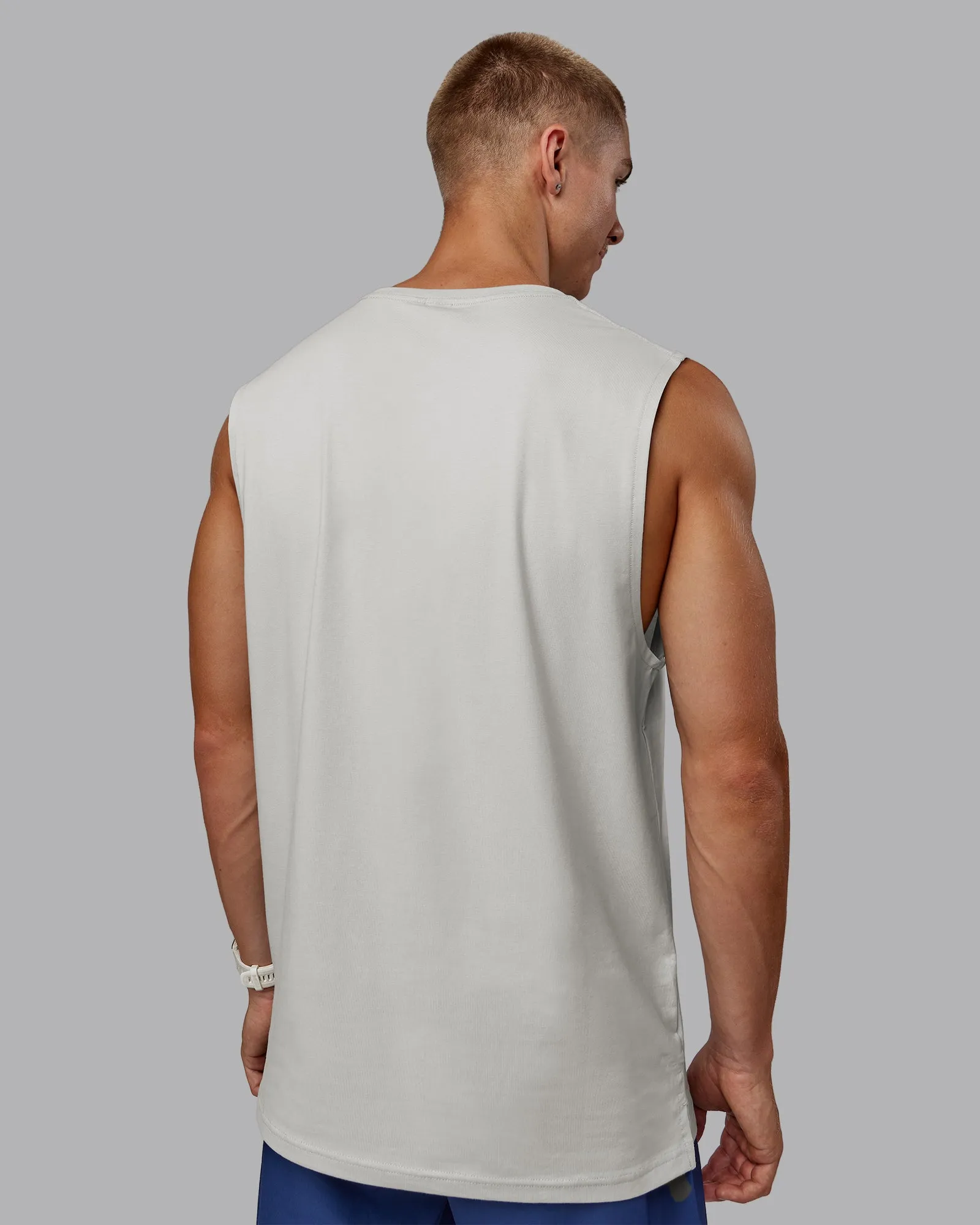 1% Better FLXCotton Training Fit Tank - Digital Mist/White sold by LSKD product image thumbnail 3