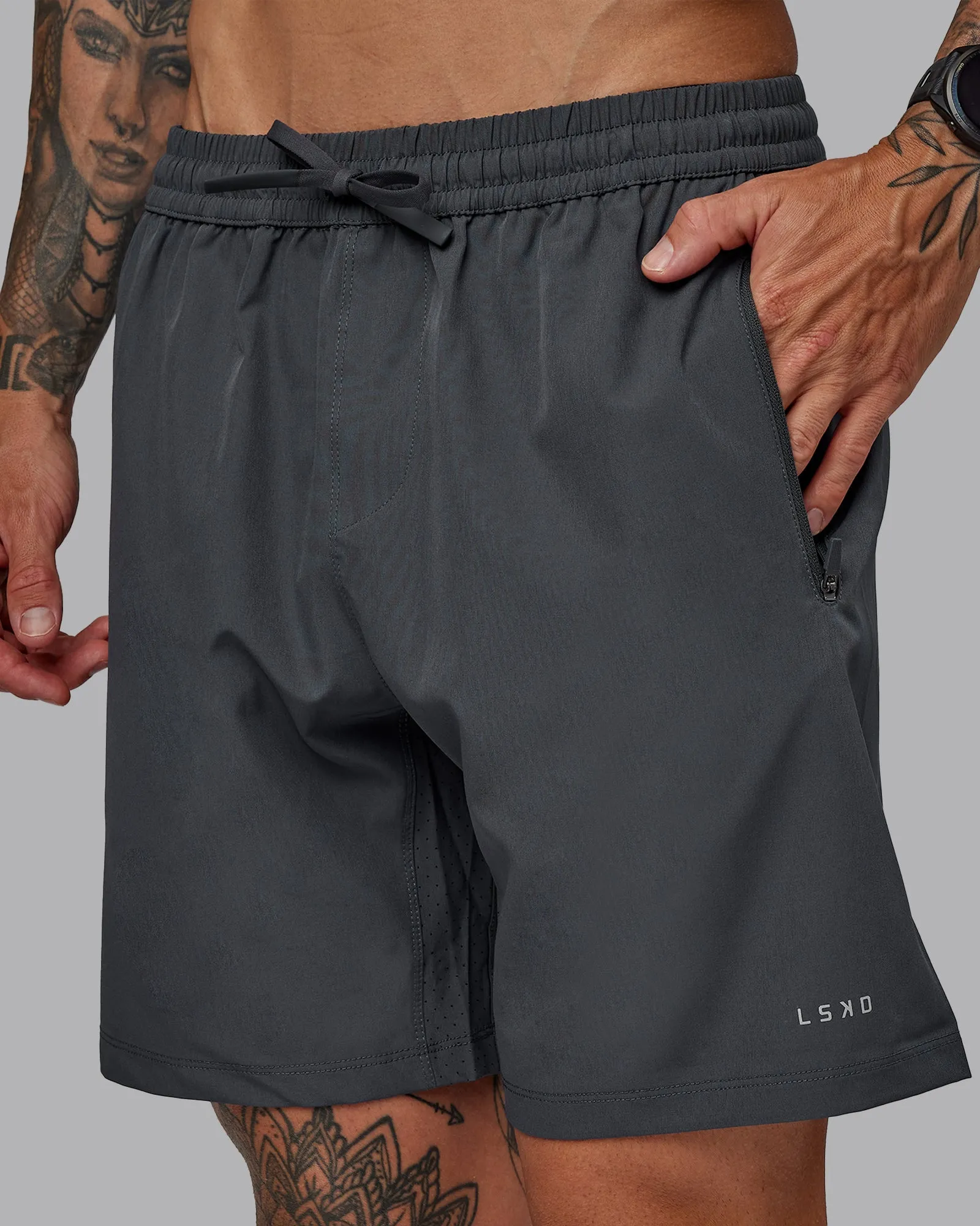 Rep 7'' Performance Short - Dark Storm sold by LSKD product image thumbnail 3