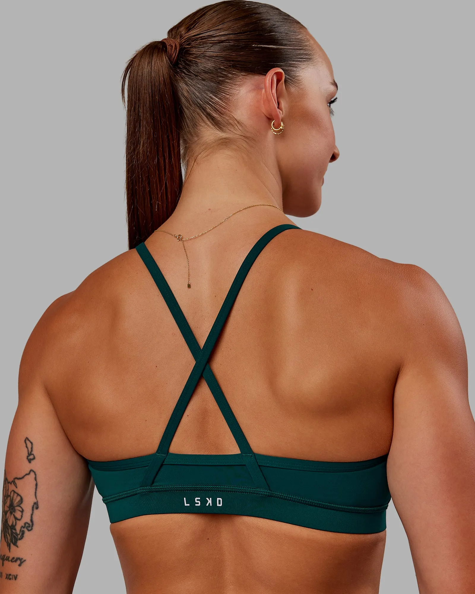 Clarity Sports Bra - Dark Moss sold by LSKD product image thumbnail 2
